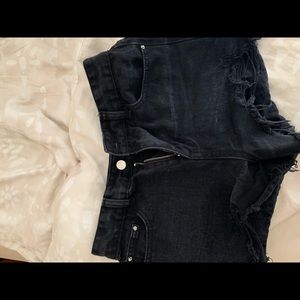 Princess Polly Distressed Denim Shorts